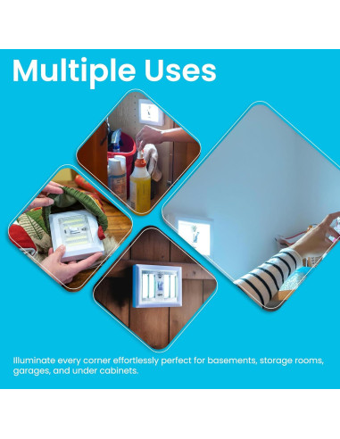 Interruptor de Luz LED COB AlltroLite 400 Lúmenes Inalámbrico