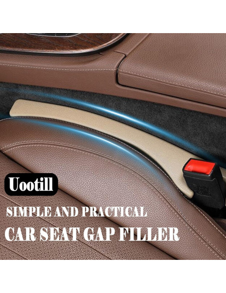 Relleno Espacio entre Asientos Uootill Beige - Organizador Coche Relleno Espacio entre Asientos Uootill Beige - Organizador Coche