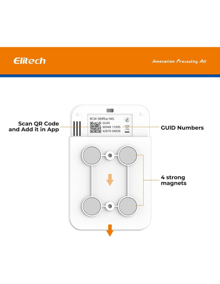 Sonda de Gel de Temperatura Elitech RCW-360Plus 2m Sonda de Gel de Temperatura Elitech RCW-360Plus 2m
