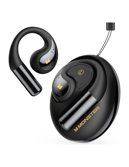 Auriculares Inalámbricos Monster AC335 Bluetooth 5.4 24H Negro Auriculares Inalámbricos Monster AC335 Bluetooth 5.4 24H Negro