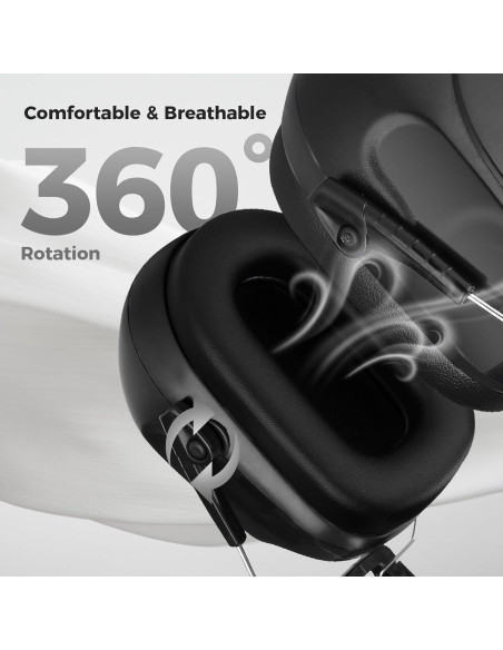 Auriculares de Reducción de Ruido ProCase NRR 28dB - 2 Paquetes Rosa y Negro Auriculares de Reducción de Ruido ProCase NRR 28dB - 2 Paquetes Rosa y Negro