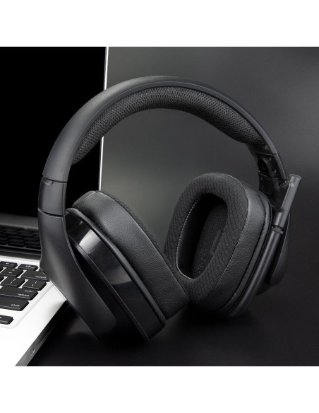 Almohadillas de Reemplazo SOULWIT para Auriculares Logitech G35 G933 G430 - Negro Almohadillas de Reemplazo SOULWIT para Auriculares Logitech G35 G933 G430 - Negro