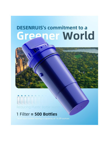 Filtro de Agua DESENRUIS CRF950Z Compatible con PUR - Paquete de 3