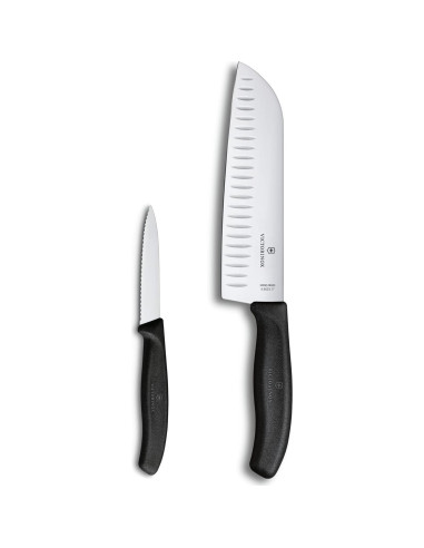 Conjunto de Cuchillos Santoku 2 Piezas Victorinox Swiss Classic