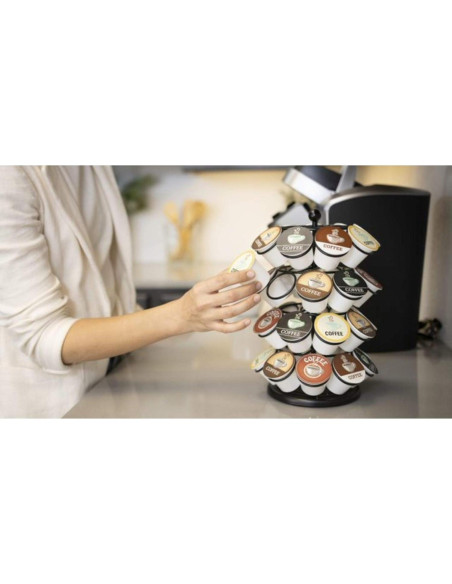 Soporte para K Cup Nifty Negro - Organizador 36 Cápsulas Soporte para K Cup Nifty Negro - Organizador 36 Cápsulas