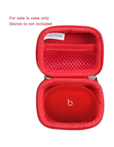 Funda de Viaje Hermitshell para Beats Studio Buds - Rojo