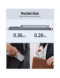 Batería Portátil Inalámbrica Magnética 5000mAh MEIYULIN para iPhone 2