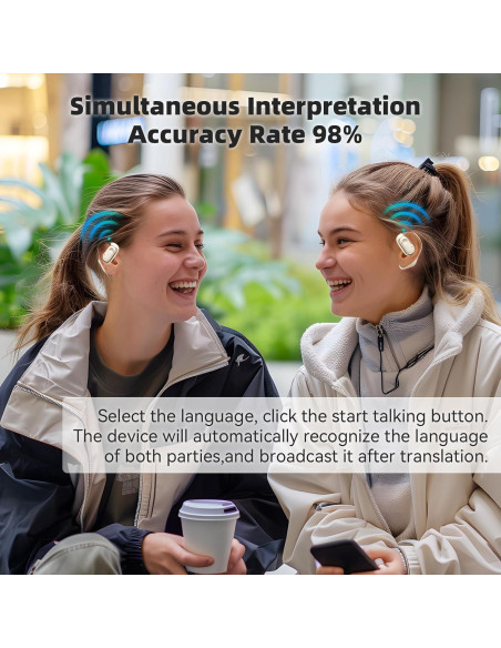 Auriculares Traductores AI OWS G5 Bluetooth 150 Idiomas Auriculares Traductores AI OWS G5 Bluetooth 150 Idiomas