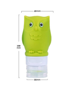 Juego de Botellas de Viaje Heicat 3 Piezas Silicona 177ml 2