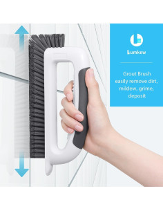 Cepillo de Limpieza de Juntas Lumkew, Ergonomía y Eficiencia 2