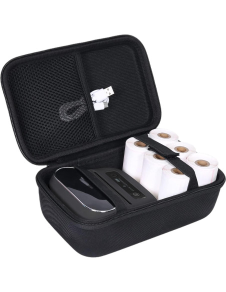 Funda Dura Khanka para Etiquetadora Phomemo m221/m220/m110 - Negro Funda Dura Khanka para Etiquetadora Phomemo m221/m220/m110 - Negro