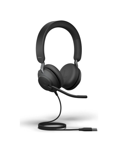 Auricular Estéreo Jabra Evolve2 40 SE con Cable USB-A y Cancelación de Ruido