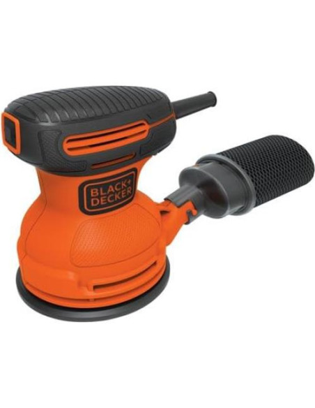 Lijadora Orbital Aleatoria BLACK+DECKER 127mm con Abrazaderas Lijadora Orbital Aleatoria BLACK+DECKER 127mm con Abrazaderas