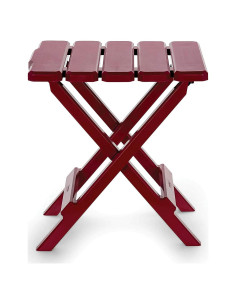 Mesa Lateral Plegable Camco 51684 Roja para Exterior 30.48x35.56cm