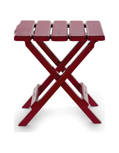 Mesa Lateral Plegable Camco 51684 Roja para Exterior 30.48x35.56cm