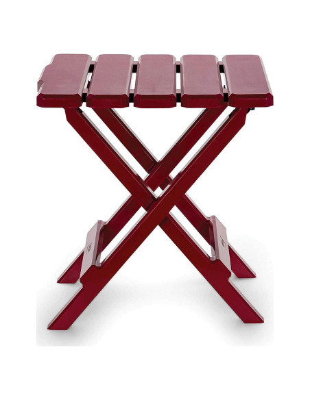 Mesa Lateral Plegable Camco 51684 Roja para Exterior 30.48x35.56cm Mesa Lateral Plegable Camco 51684 Roja para Exterior 30.48x35.56cm