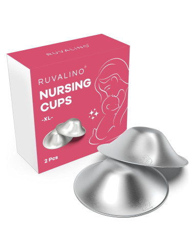Tazas de Lactancia de Plata 925 RUVALINO XL para Alivio