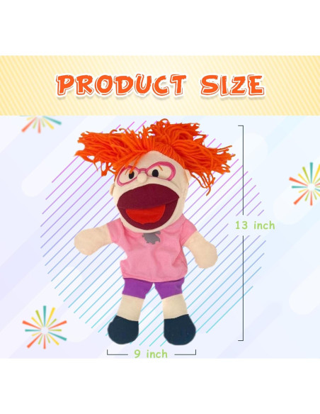 Conjunto de 8 Marionetas de Mano Multiculturales Podzly Conjunto de 8 Marionetas de Mano Multiculturales Podzly