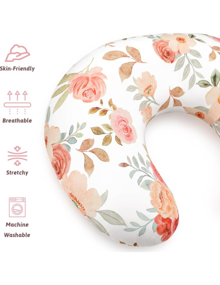 Funda de Almohada de Lactancia WINGHENLEE Floral Suave 130g Funda de Almohada de Lactancia WINGHENLEE Floral Suave 130g