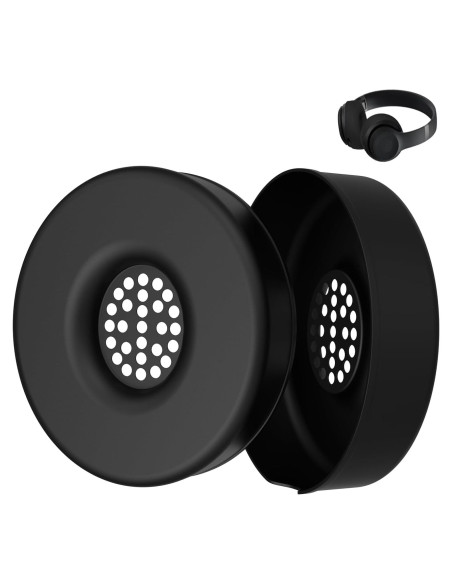 Cubiertas de Silicona para Auriculares Beats Solo 4 y 3 - Negro Cubiertas de Silicona para Auriculares Beats Solo 4 y 3 - Negro