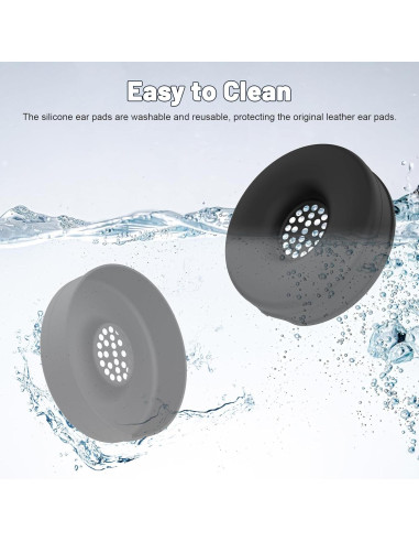 Cubiertas de Silicona para Auriculares Beats Solo 4 y 3 - Negro
