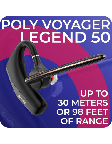 Auricular Bluetooth Poly Voyager Legend 50-M UC, 10h Batería