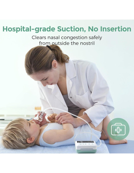 Aspirador Nasal Eléctrico Momcozy para Bebés 70 kPa 9 Niveles Aspirador Nasal Eléctrico Momcozy para Bebés 70 kPa 9 Niveles