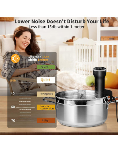 Cocedor Sous Vide WiFi Cattleman Cuisine 1000W 16L Acero Inoxidable