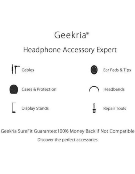 Funda Dura Geekria para Auriculares Bose QC Ultra II/45/35/25 Funda Dura Geekria para Auriculares Bose QC Ultra II/45/35/25