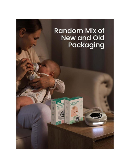 Aspirador Nasal Eléctrico GROWNSY para Bebé con Luz y Música Aspirador Nasal Eléctrico GROWNSY para Bebé con Luz y Música