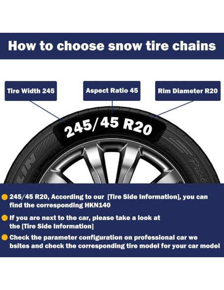 Cadenas de Nieve Automáticas NEOCHIAEVO HKN80 para Neumáticos Cadenas de Nieve Automáticas NEOCHIAEVO HKN80 para Neumáticos