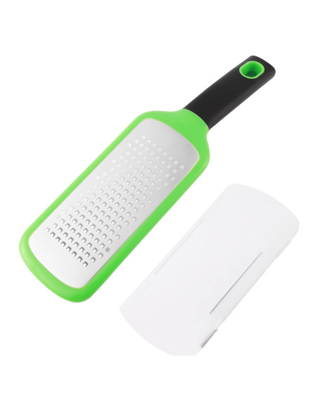 Rallador de Queso LVVXIXI de Acero Inoxidable Verde 27.94 cm Rallador de Queso LVVXIXI de Acero Inoxidable Verde 27.94 cm