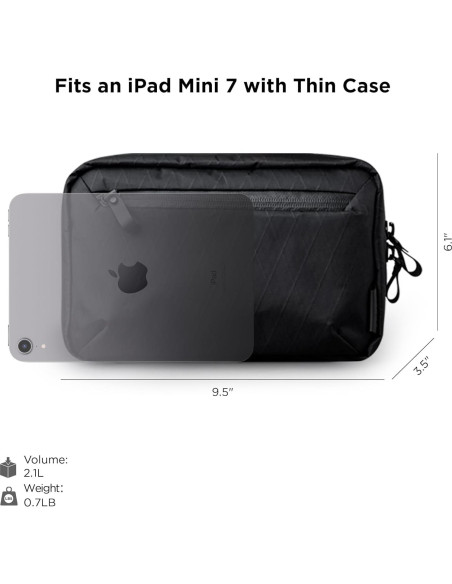 Estuche Tecnológico ALPAKA Negro - Organizador de Cables Impermeable Estuche Tecnológico ALPAKA Negro - Organizador de Cables Impermeable