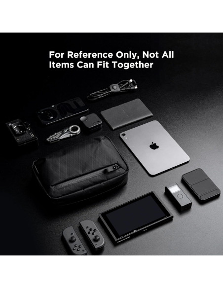 Estuche Tecnológico ALPAKA Negro - Organizador de Cables Impermeable Estuche Tecnológico ALPAKA Negro - Organizador de Cables Impermeable