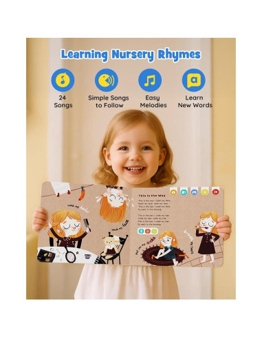 Conjunto de Libros con Lápiz Hablante TEKFUN - Rimas Infantiles