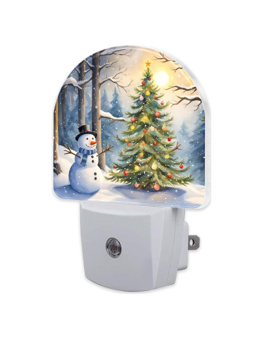 Luz Nocturna LED Muñeco de Nieve Sndheke 0.5W con Sensor