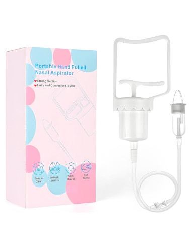 Aspirador Nasal Manual Molucky MO-01 para Bebés con Punta Suave