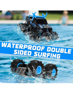 Camión RC Todo Terreno LACCHOUFEE Azul 4WD 21.8x16.5cm 2