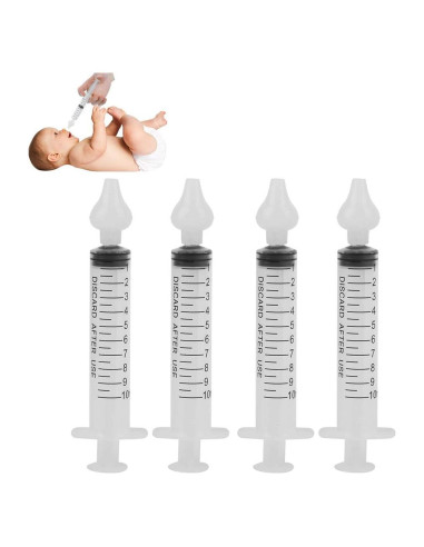 Irrigador Nasal para Bebés Taidda, 2 Cajas de 10ml Silicona