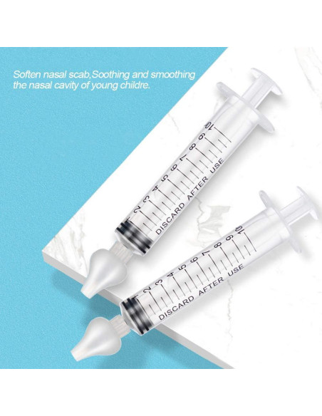 Irrigador Nasal para Bebés Taidda, 2 Cajas de 10ml Silicona Irrigador Nasal para Bebés Taidda, 2 Cajas de 10ml Silicona