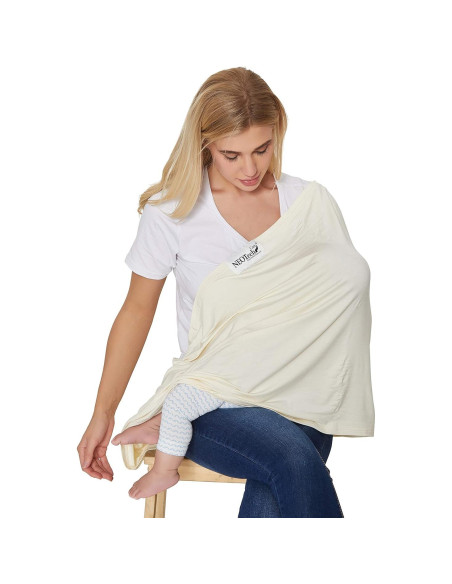 Cubierta de Lactancia NeoTech Care Baby 100% Modal Beige Cubierta de Lactancia NeoTech Care Baby 100% Modal Beige