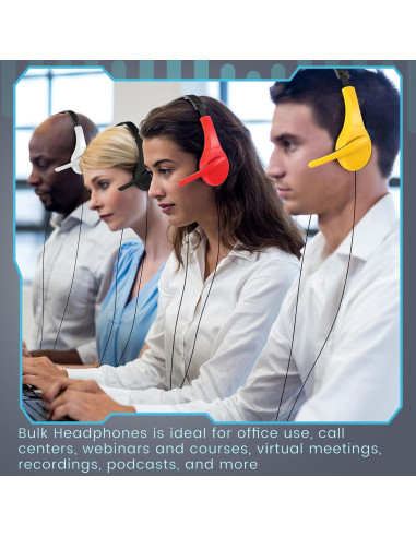 Paquete de 20 Auriculares con Micrófono Saysurey 3.5mm