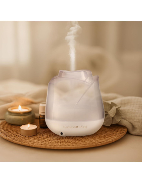 Difusor de Aceite Esencial Earnest Living 150 ml Blanco Difusor de Aceite Esencial Earnest Living 150 ml Blanco