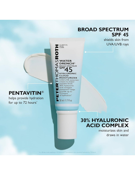 Hidratante Nubloso Peter Thomas Roth Ácido Hialurónico SPF 45 Hidratante Nubloso Peter Thomas Roth Ácido Hialurónico SPF 45