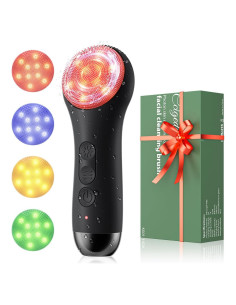 Cepillo Facial Limpiador Eléctrico Ccigedy Negro IPX7 4 Modos