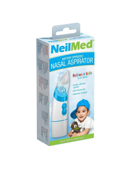 Aspirador nasal eléctrico NeilMed NAB-4R para bebés Aspirador nasal eléctrico NeilMed NAB-4R para bebés