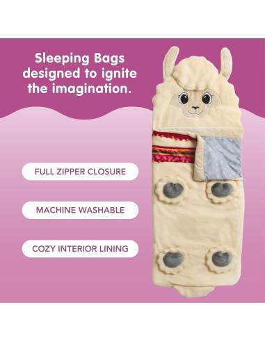 Saco de dormir Bixbee Alpaca para niños 152x56 cm