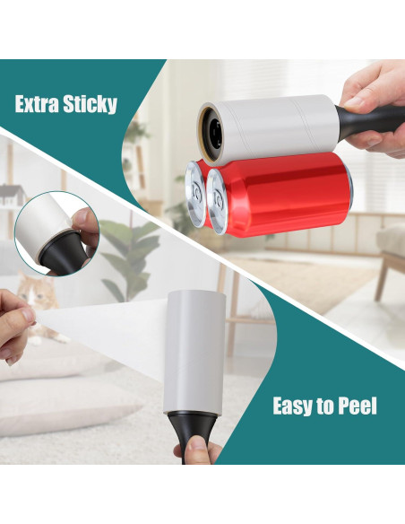 Rodillo para Pelusa USION con 5 Recargas y Mango Ergonómico Rodillo para Pelusa USION con 5 Recargas y Mango Ergonómico