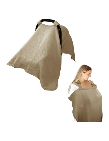 Funda 2-en-1 para Asiento de Coche y Lactancia Hooyax Algodón