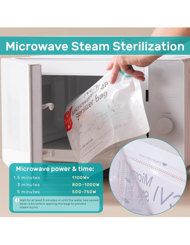 Bolsa de Esterilización por Vapor NCVI 8 Contenidos Reutilizables